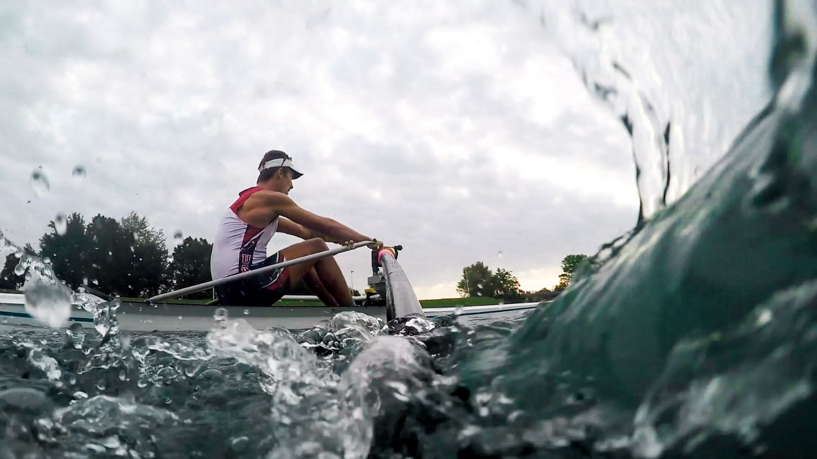 Blade entry, water level